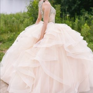 Quinceañera/ prom dress, Champaign, size 0
